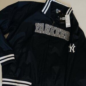 Yankees rare XXL Jacket New Era UO zipper front New w/Tags spell out NY sleeve